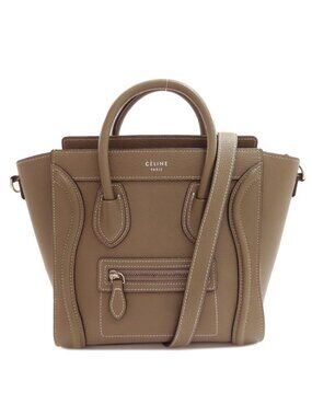 Celine Luggage Nano 2-Way Handbag Calfskin